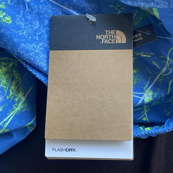 North Face Wander Shorts Mens 2XL Blue FlashDry Stretch Outdoor Regular Fit New - Picture 9 of 14